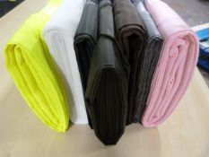 Seven Rolls of Assorted Fabric ~160cm Width
