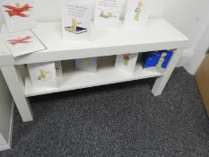 *Two Tier Cream Shelf Unit