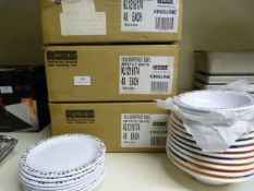 *Three Boxes of Forty-Eight 10oz Plastic Grapefruit Bowls and Extras