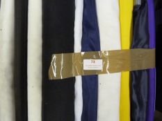 11 Rolls of Assorted Fabric ~1.6m width
