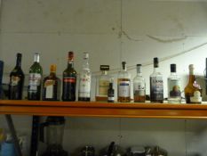 *Twelve part Used Bottles of Spirits Including Rum, Cointreau, Pernod, etc.