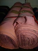 2 Large Rolls of Pink Fabric ~1.6m width