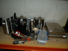 *Quantity of Café Equipment Including Ice Buckets, Cocktail Shaker, Measures, Utensils, etc.