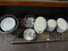 *Quantity of White and Other China Plates, Serving Dishes, etc.