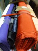 6 Rolls of Assorted Fabric ~1.6m width