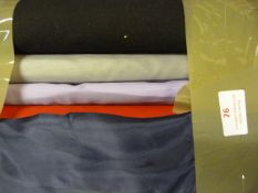 5 Rolls of Assorted Fabric ~1.6m width