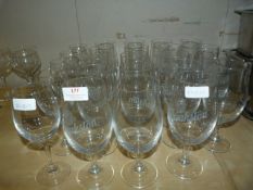 *Nineteen Theakston's Pint Glass and Five Wine Glasses