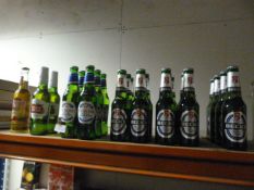 *Twenty-Five Bottles of Assorted Beers Including Peroni, Stella, Non-Alcoholic Beck's, etc.