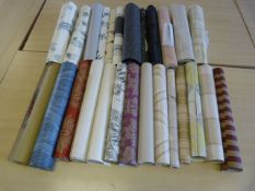 *26 Rolls of Assorted Part Used Wallpaper