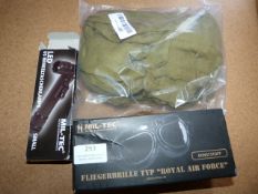 *Miltec Goggle, Torch, Shemagh