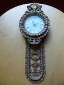 Reproduction Battery Wall Clock