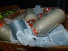 ~18 Cones of Sage Green and Light Blue Thread