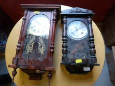 Two Reproduction Wall Clocks