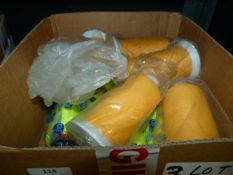 ~18 Cones of Green & Orange Thread