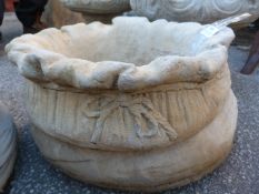 Garden Planter in the form of a Sack