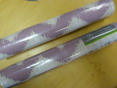 *2 Rolls of Ascot Non-Woven Washable Wallpaper (5.