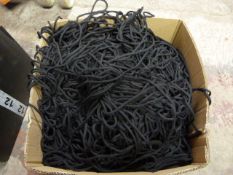 Large Box of Black Elasticated Cord