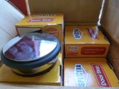 Box of 12 Spectra Door Stops in Polished Chrome Fi