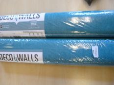 *2 Rolls of Deco for Walls Turquoise Intuition Wal