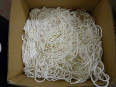 Large Quantity of White Elasticated Cord