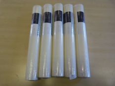 *5 Rolls of Lutece Textured Wallpaper (5.3m² per r