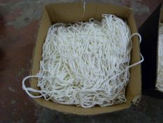 Large Quantity of White Elasticated Cord
