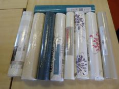 *9 Rolls of Assorted Wallpaper