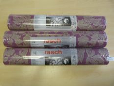 *3 Rolls of Rasch Non-Woven Wallpaper (5.32m² per