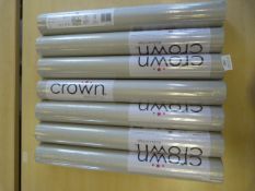 *7 Rolls of Crown Luxury Wallpaper (5.33m² per rol
