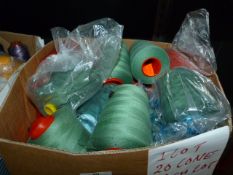 ~20 Cones of Assorted Thread
