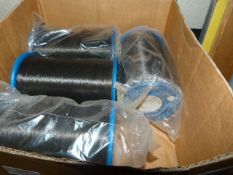 4 Large Cones of Black Thread