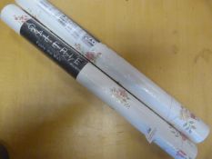 *2 Rolls of Gallerie Floral Wallpaper (10m x 0.53m