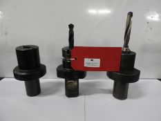 *Three CNC Tooling Heads with 40mm Shafts to Suit Colchester Tornado Lathe