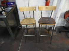 *Pair of Highseat Stools