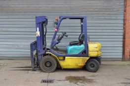 *Komatsu FB3521E1 Forklift Truck with Triplex Free Lift Mast