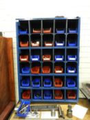 *Set of Wood Pigeon Holes Containing Drill Bits, Taps, Milling Cutters, etc.