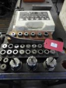 *Quantity of 32mm Collets, and Three 40mm Taper Tool Holders