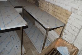 Stainless Steel Preparation Table 130x50cm