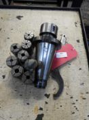 *Milling Machine Tool Holder with Collets