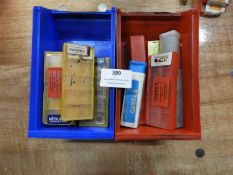 *Two Trays of Assorted Lathe Cutting Tips