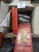 *Box Containing Lathe Cutting Tips