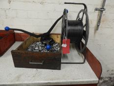 *Pallet Strapper with Tensioning and Crimping Tool, Clips and Strapping