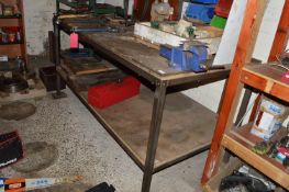 *Engineers Bench Fitted with Vice