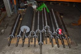 *Pallet Containing Assorted Roller Conveyor Shafts