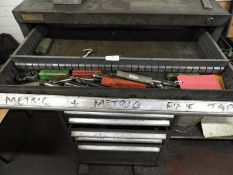 *Contents of Drawer to Include Assorted Taps and Dies