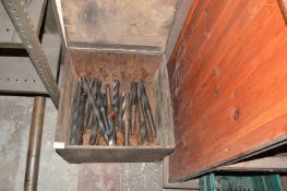 *Box Containing Assorted Morse Taper Drill Bits