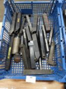 *Box Containing Assorted Lathe Tooling