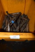 *Box Containing Various Morse Taper Drill Bits