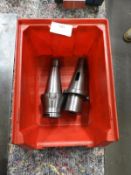 *Two Milling Machine Tapered Tool Auto Lock Chucks