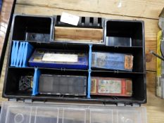 *Box Containing Lathe Cutting Tips